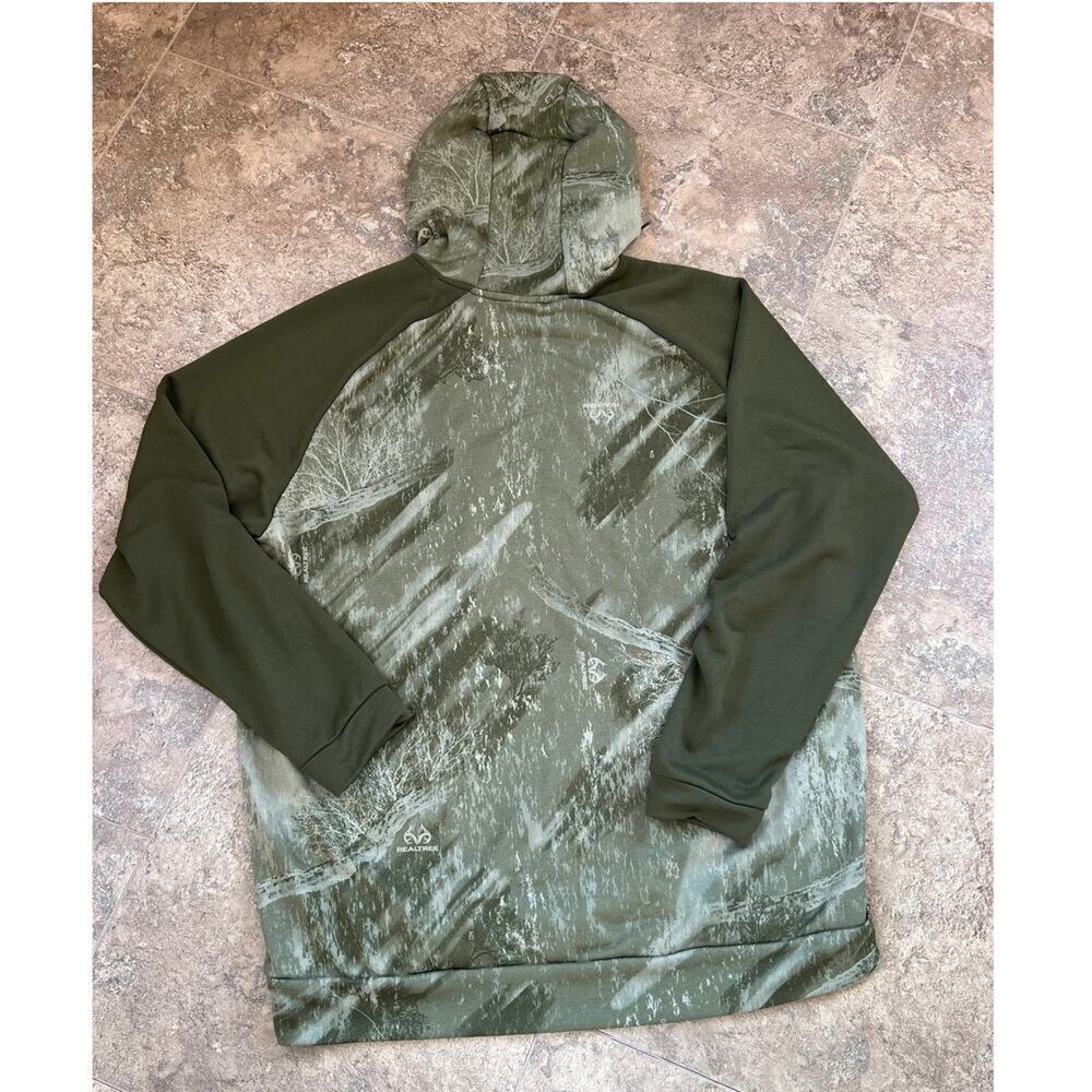 Nike DRI-FIT Olive Green Real tree Hoodie, Men's size XXL - Picture 5 of 8